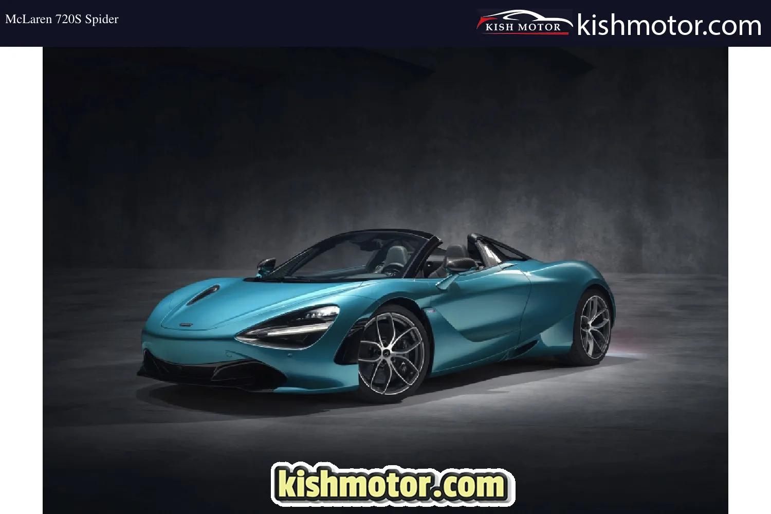 McLaren 720S Spider