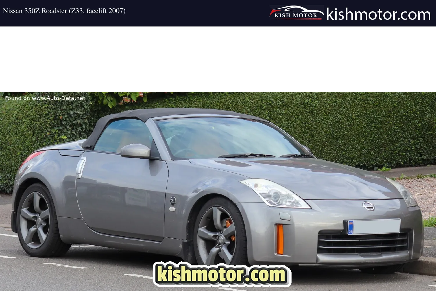 Nissan 350Z Roadster (Z33, facelift 2007)